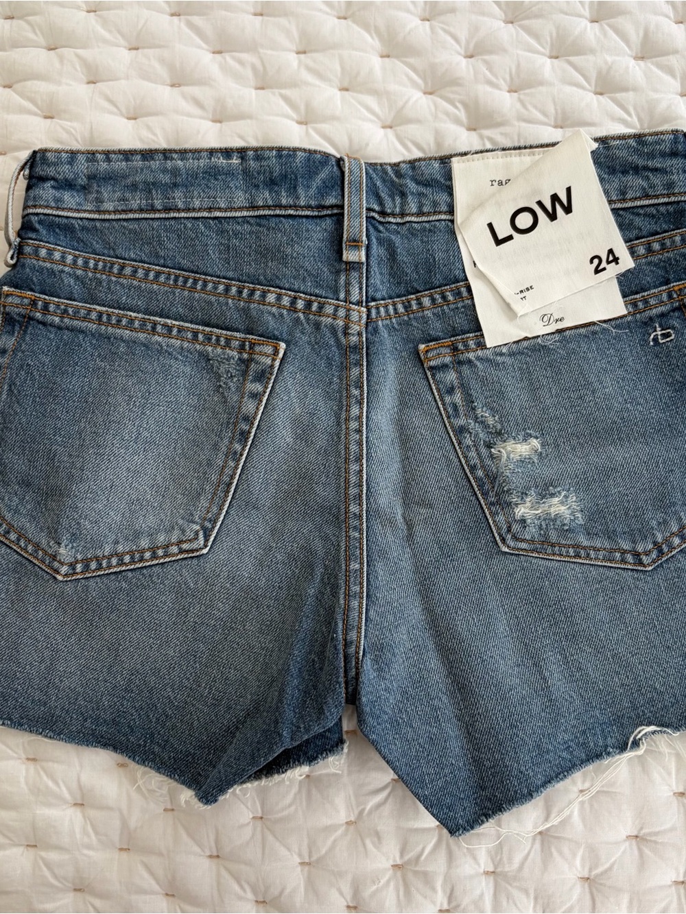 Rag and Bone Dre denim jean shorts Norwalk size 24 - Picture 7 of 15
